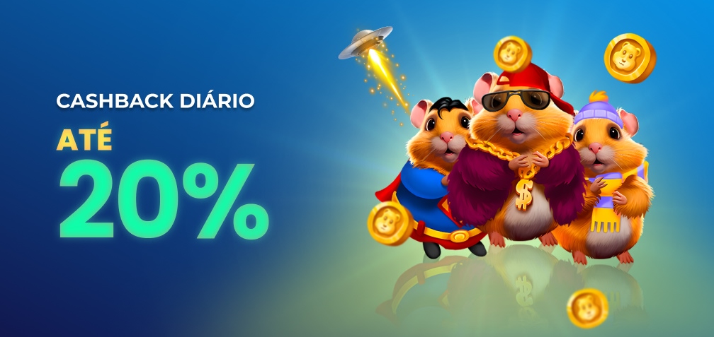 CashBack Diário de até 20%