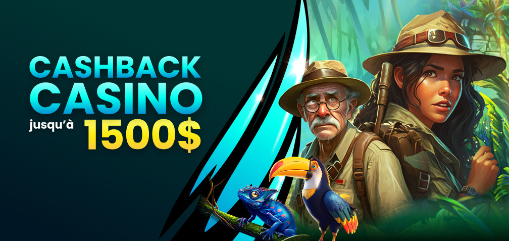 Up to 1500$ Casino Cashback