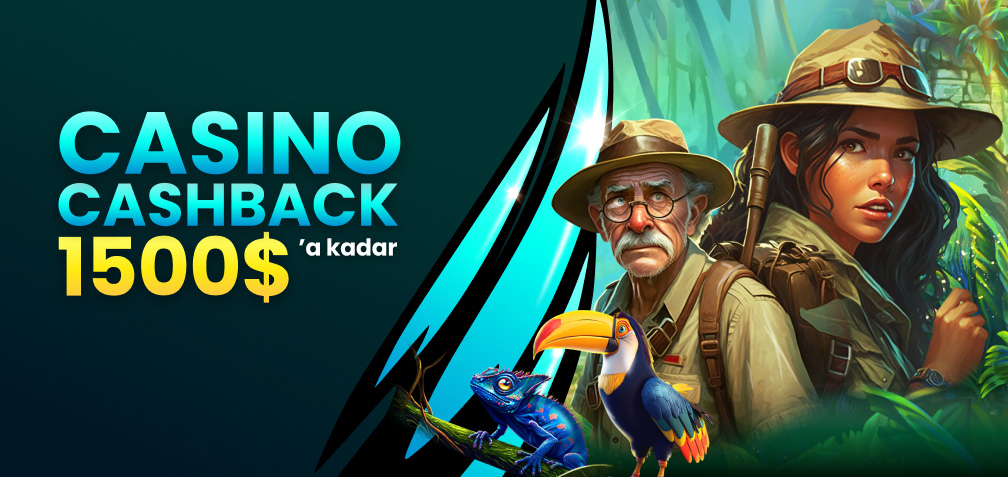 Up to 1500$ Casino Cashback