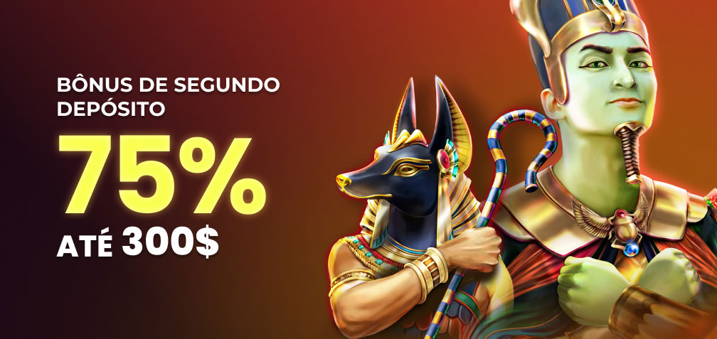 75% up to 300$ Second Deposit Bonus