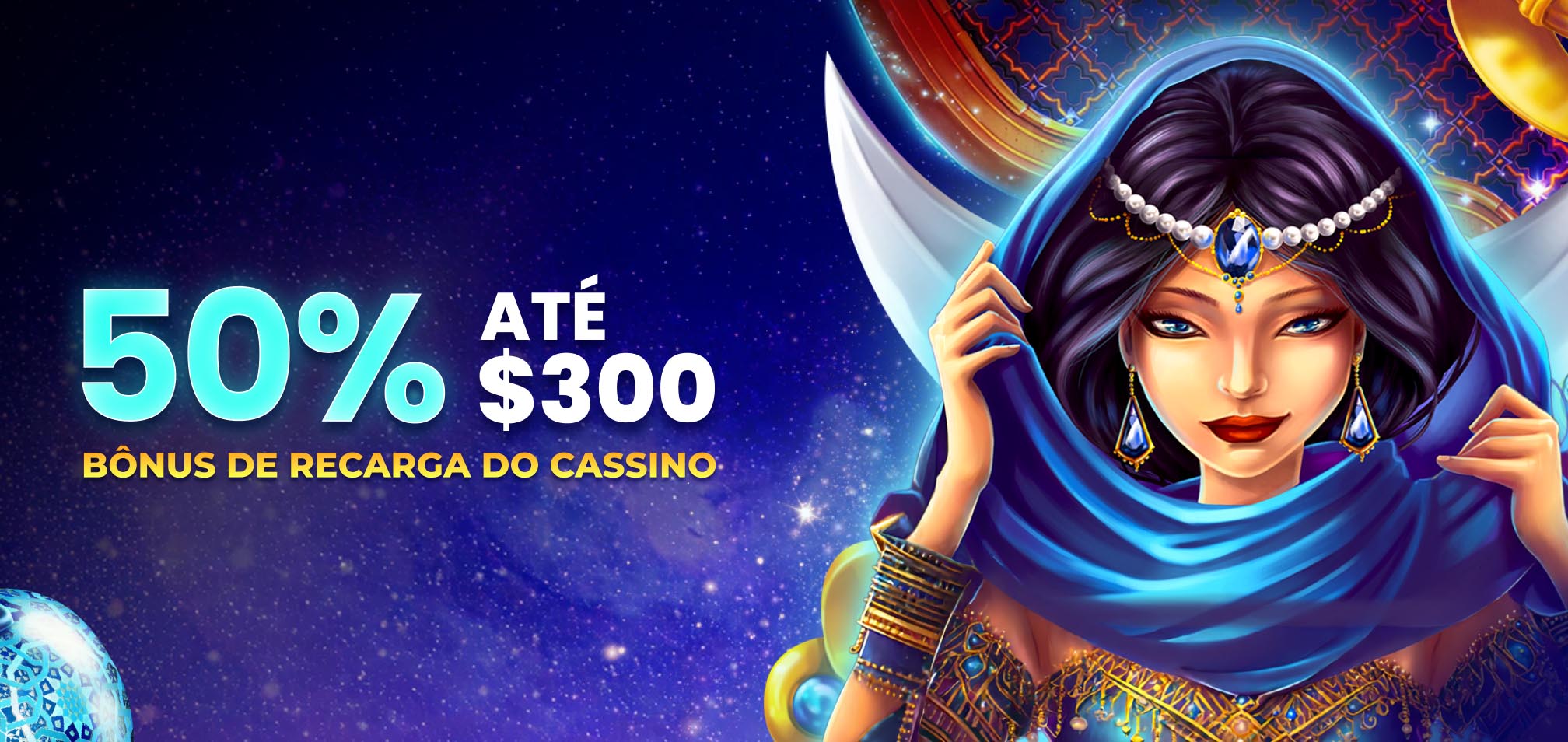 50% up to $300 Reload Casino Bonus