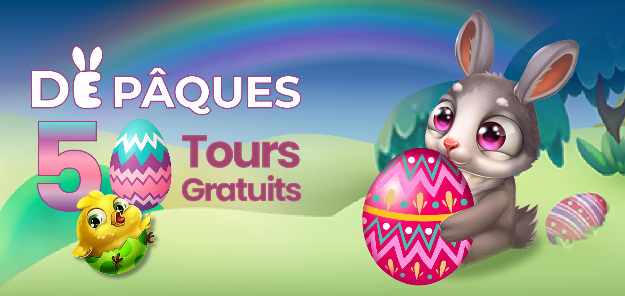 Egg-stra 50 Free Spins